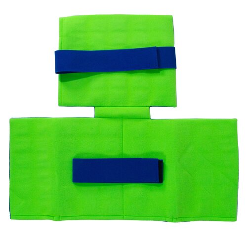 MON1234369EA - Brown Medical - Cold Pack with Wrap Polar Ice Hip / Shoulder One Size Fits Most 2 X 10 X 10 Inch Fleece / Water Reusable, 1 Each