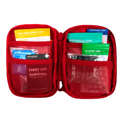 MON1234453EA - MyMedic - First Aid Kit My Medic Sidekick Red Soft Bag, 1 Each