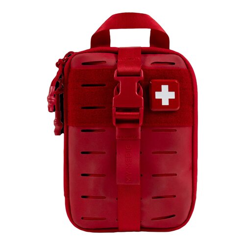 MON1234455EA - MyMedic - First Aid Kit My Medic Wound Closure Kit Red Soft Bag, 1 Each