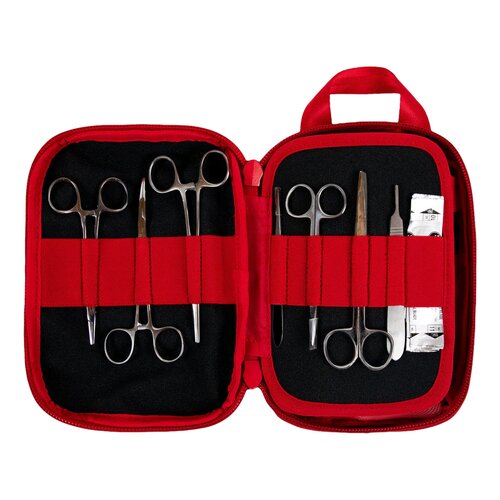 MON1234455EA - MyMedic - First Aid Kit My Medic Wound Closure Kit Red Soft Bag, 1 Each
