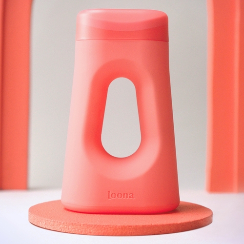 MON1234487EA - Boom Home Medical - Boom Home Medical Female Urinal The Loona 30 oz. With Closure Single Patient Use, 1/EA
