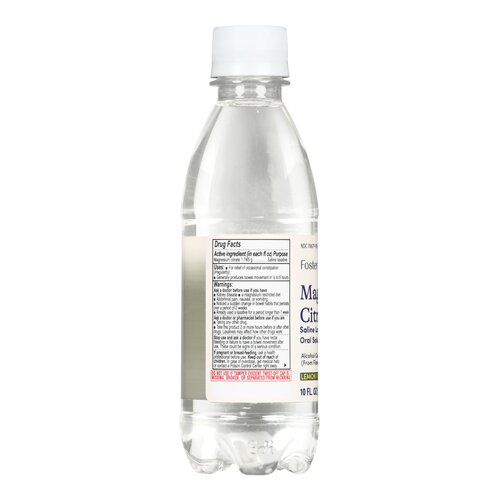 MON1235088EA - McKesson - Laxative Foster & Thrive Lemon Flavor Liquid 10 oz. Magnesium Citrate, 1 Each
