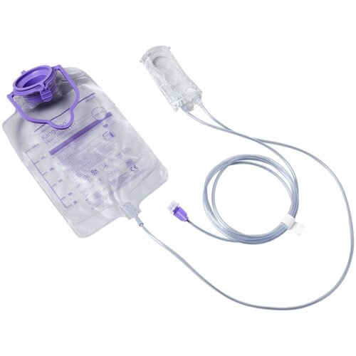 MON1236898EA - Cardinal Health - Cardinal Health Kangaroo OMNI Enteral Feeding Pump Bag Set 500 mL, NonSterile, 1/EA