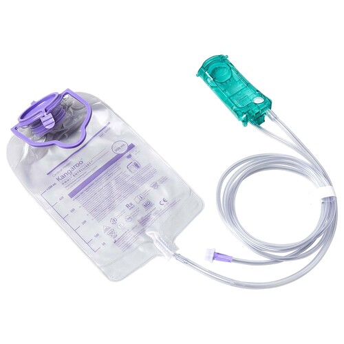 MON1236904CS - Cardinal - Cardinal Enteral Feeding Pump Bag Set Kangaroo OMNI ENtelliSet 500 mL NonSterile