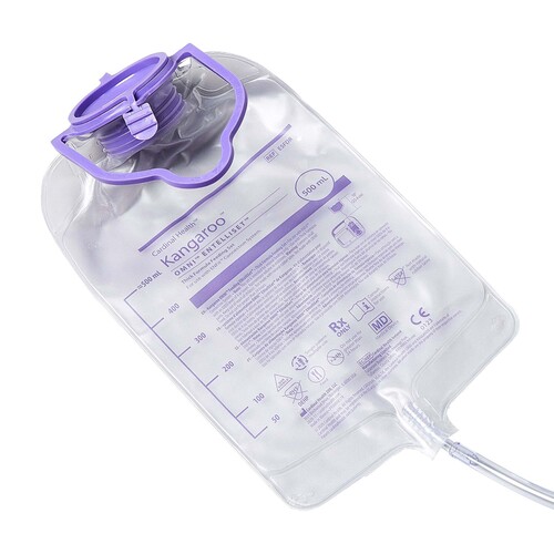 MON1236904CS - Cardinal - Cardinal Enteral Feeding Pump Bag Set Kangaroo OMNI ENtelliSet 500 mL NonSterile
