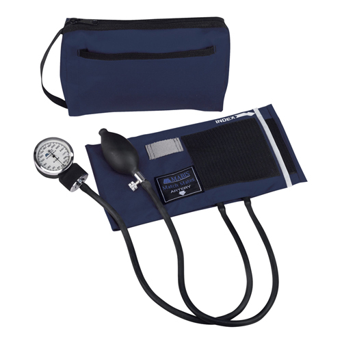 MON1237840EA - Mabis Healthcare - Aneroid Sphygmomanometer with Cuff Mabis Nylon Cuff Palm Aneroid, 1 Each