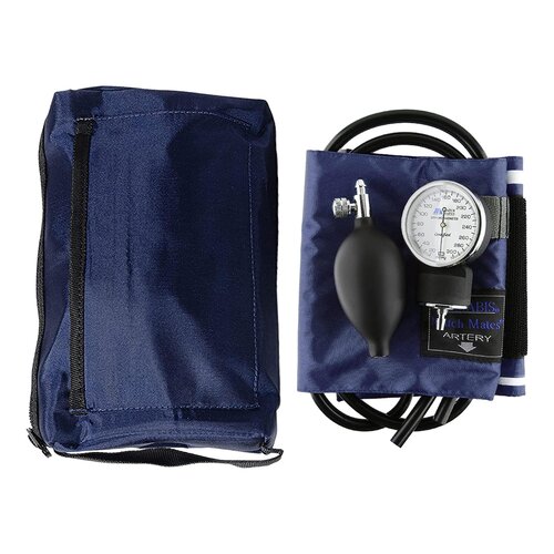 MON1237840EA - Mabis Healthcare - Aneroid Sphygmomanometer with Cuff Mabis Nylon Cuff Palm Aneroid, 1 Each