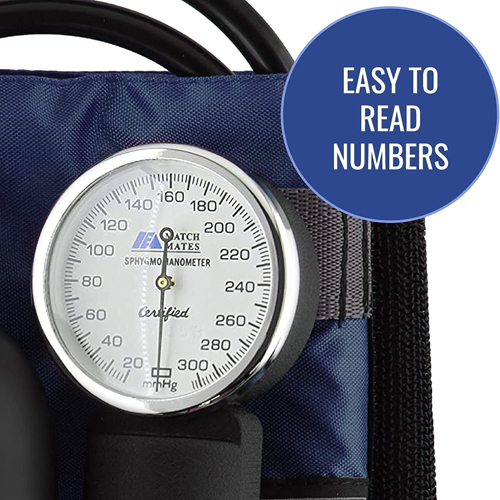 MON1237840EA - Mabis Healthcare - Aneroid Sphygmomanometer with Cuff Mabis Nylon Cuff Palm Aneroid, 1 Each