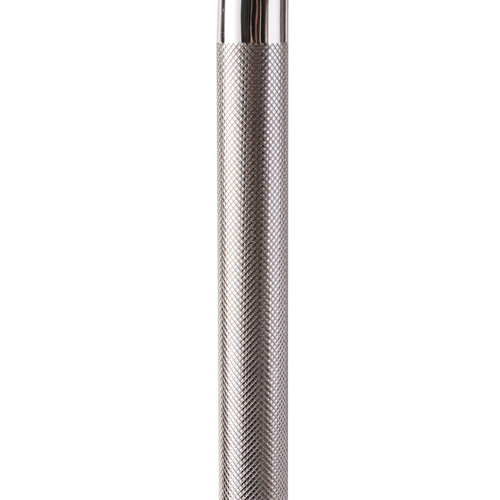 MON1237867EA - Mabis Healthcare - Bathtub Grab Bar DMI Silver Knurled Steel, 1 Each