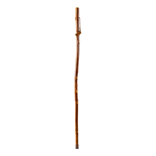 MON1237877EA - Mabis Healthcare - Walking Stick Brazos Free Form Wood 58 Inch Height Hawthorn, 1 Each