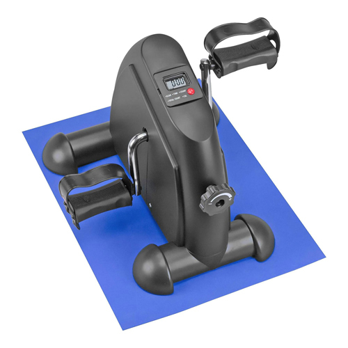 MON1237893EA - Mabis Healthcare - Pedal Exerciser DMI Mini Bike Exerciser Portable Black, 1 Each