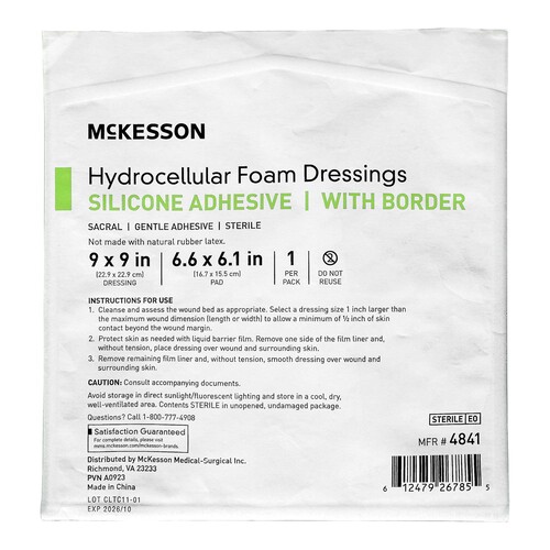 hydrocellular foam dressing WITH BORDER Allevyn Gentle Border Silicone Gel