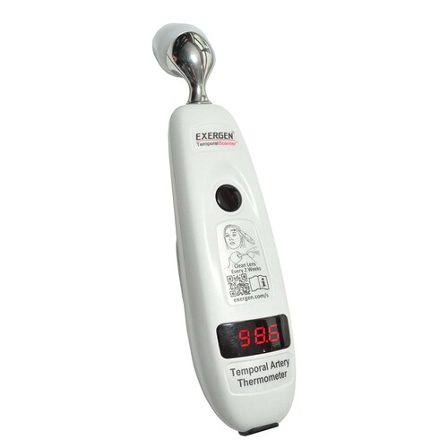 MON1239311EA - Exergen - Exergen Temporal Contact Thermometer Temporal Scanner&trade; Temporal Probe Handheld, 1/EA