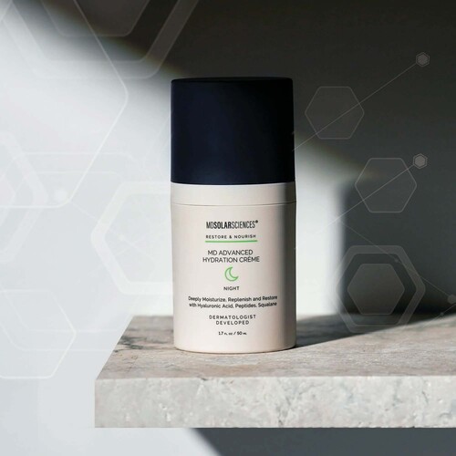 MON1241973EA - MDSolarSciences - MDSolarSciences Facial Moisturizer MD Advanced Hydration Crme 1.7 oz. Bottle Unscented Cream