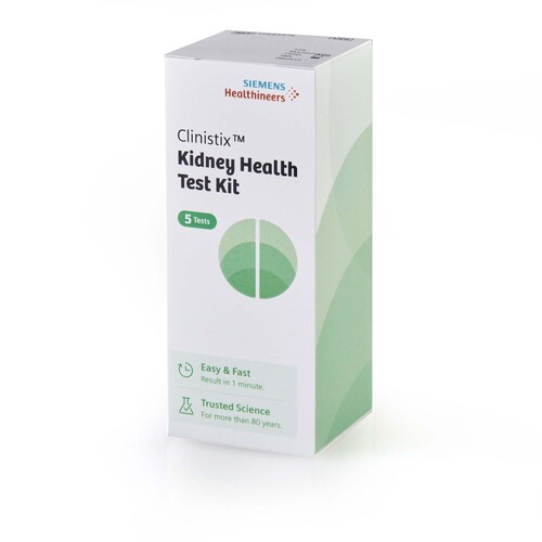 MON1244781CS - Siemens - Siemens Urinalysis Test Kit Clinistix Albumin / Creatinine / Creatinine Ratio 5 Tests per Kit CLIA Waived