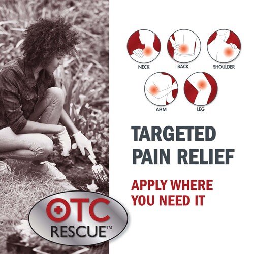 MON1244850CS - Veridian Healthcare LLC - Veridian Healthcare LLC Topical Pain Relief OTC RESCUE 4% Strength Lidocaine Patch 30 per Box, 8/CS