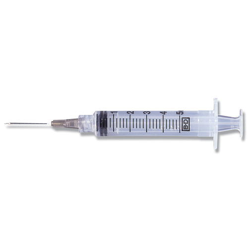 BD Luer-Lok PrecisionGlide Disposable Syringes with Detachable Needles