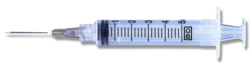 BD Syringe with Hypodermic Needle PrecisionGlide™ 5 mL 21 Gauge 1-1/2 Inch  Detachable Needle Without Safety, 100 EA/BX