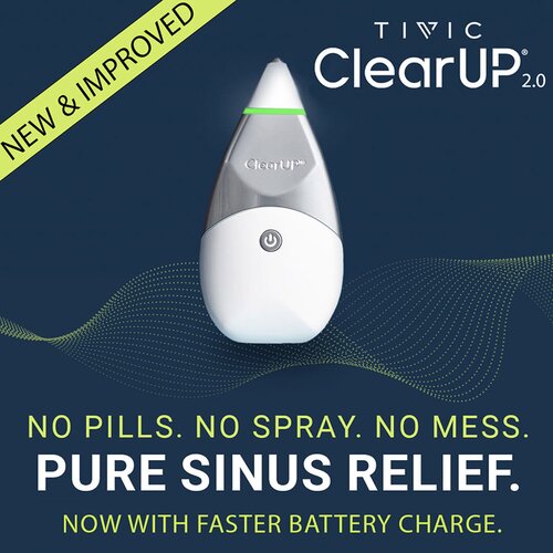 MON1246880CS - Tivic Health Systems Inc - Tivic Health Systems Inc Bioelectronic Sinus Relief Device Tivic ClearUP&reg; 2.0