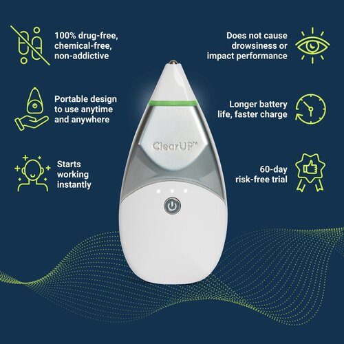 MON1246880CS - Tivic Health Systems Inc - Tivic Health Systems Inc Bioelectronic Sinus Relief Device Tivic ClearUP&reg; 2.0