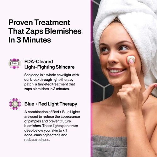 MON1252790EA - LED Technologies - Acne Light Therapy Patch Kit lab