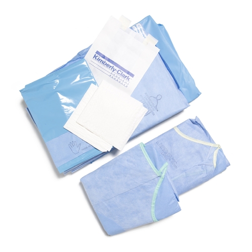 MON128126CS - Halyard - Abdominal Drape Pack, 6/CS