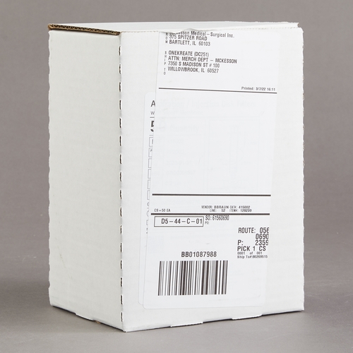 MON128239CS - B. Braun - Disc Filter, Aspiration / Injection Supor&reg; 0.2 micron, Fluid Retention is 0.3 mL, Proximal and Distal Luer Lock Connections, DEHP-free, Green, 50 EA/CS