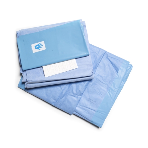 MON139408CS - Halyard - Halyard Urology Drape Pack, 10 EA/CS