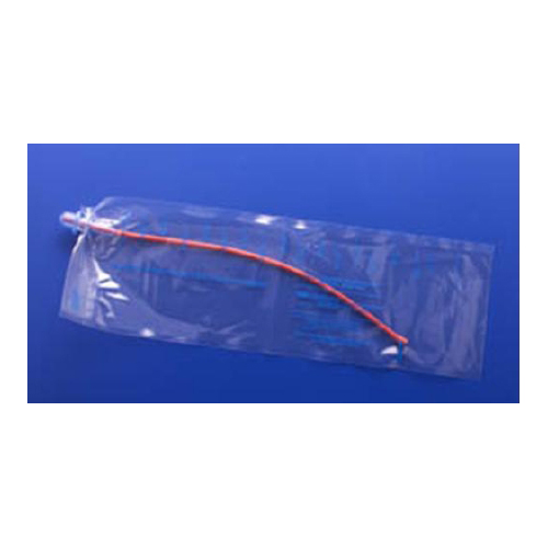 MMG Intermittent Closed System Catheter MMG Straight Tip 14 Fr. Without Balloon Silicone Coated