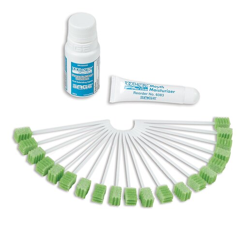 MON144405CS - Sage Products - Oral Swab Kit Toothette NonSterile, 50 EA/CS