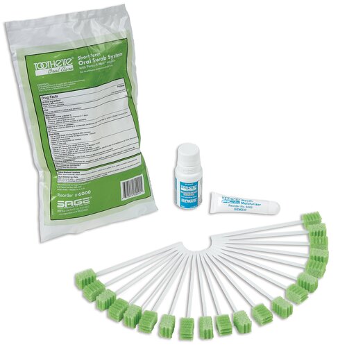 MON144405CS - Sage Products - Oral Swab Kit Toothette NonSterile, 50 EA/CS
