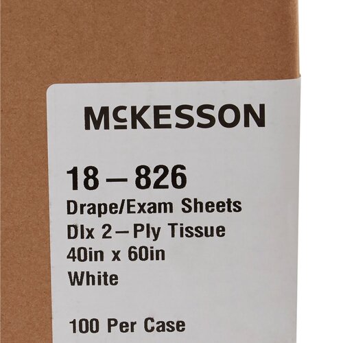 MON146455CS - McKesson - General Purpose Drape Physical Exam Drape 40 X 60 Inch NonSterile, 100EA/CS
