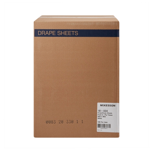 MON146456CS - McKesson - General Purpose Drape Physical Exam Drape 40 X 48 Inch NonSterile, 100EA/CS