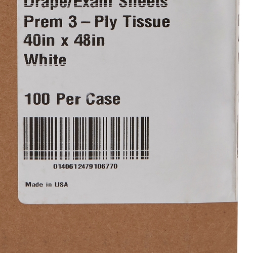 MON146456CS - McKesson - General Purpose Drape Physical Exam Drape 40 X 48 Inch NonSterile, 100EA/CS
