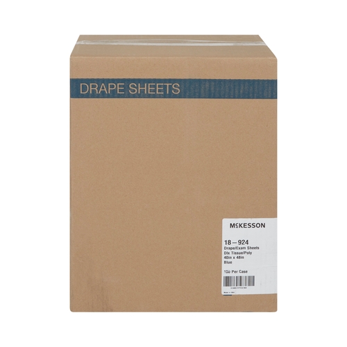 MON147846CS - McKesson - General Purpose Drape Physical Exam Drape 40 W X 48 L Inch NonSterile, 100/CS