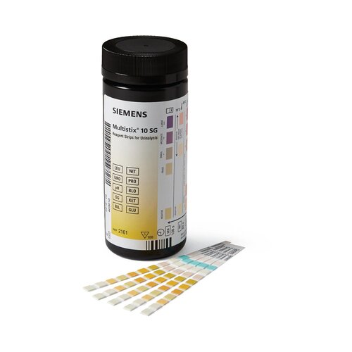 MON150677EA - Siemens - Multistix 10X Sg Reagent Strip Dip And Read Glucose Test For Urine