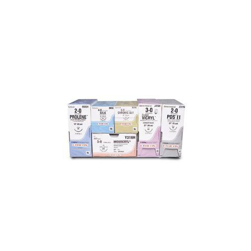 MON151229BX - J & J Healthcare Systems - Absorbable Suture with Needle PDS II Polydioxanone CT-1 1/2 Circle Taper Point Needle Size 0 Monofilament, 36 per Box
