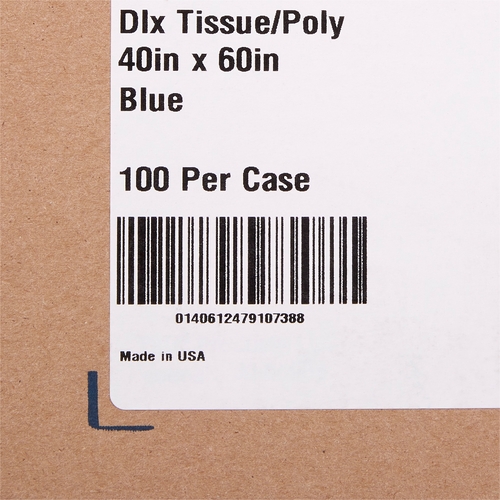 MON151556CS - McKesson - General Purpose Drape Physical Exam Drape 40 W X 60 L Inch NonSterile, 100/CS