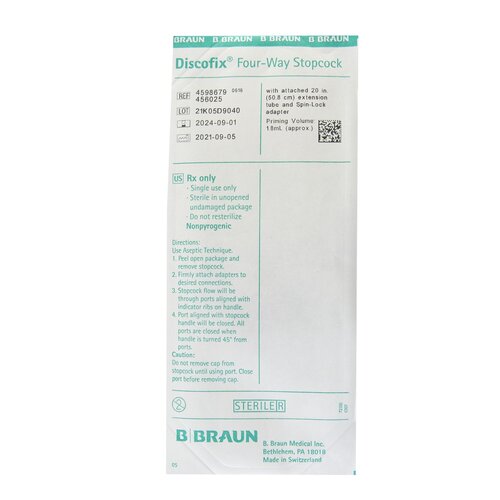 MON171373CS - B. Braun - IV Extension Set Standard Bore 22 Inch Tubing Without Filter
