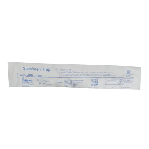 MON174983CS - Busse Hospital Disposables - Busse Hospital Disposables Mucus Specimen Trap Busse 5" Length Sterile in OR Ready Peel Pouch, 24 EA/CS