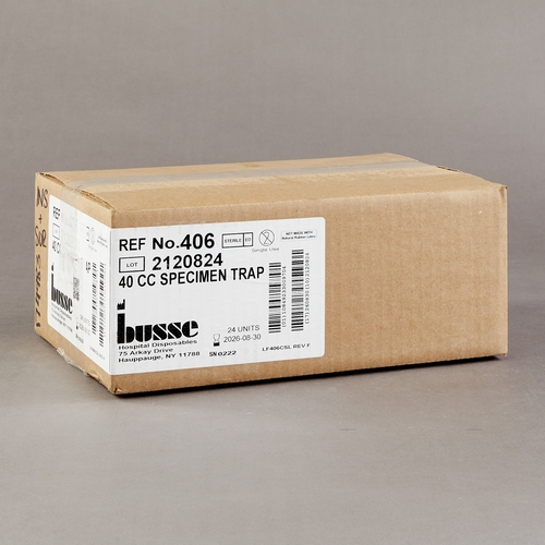 MON174983CS - Busse Hospital Disposables - Busse Hospital Disposables Mucus Specimen Trap Busse 5" Length Sterile in OR Ready Peel Pouch, 24 EA/CS