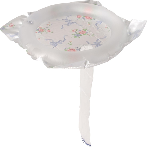 MON175829EA - GF Health - Inflatable Shampoo Basin Lumex 22.5 X 23.5 Inch Clear / Floral, 1/EA