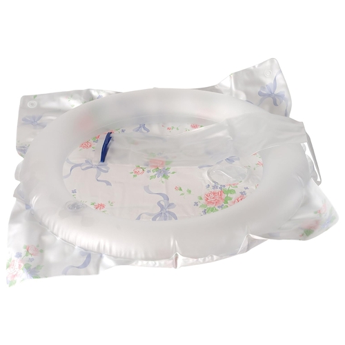 MON175829EA - GF Health - Inflatable Shampoo Basin Lumex 22.5 X 23.5 Inch Clear / Floral, 1/EA