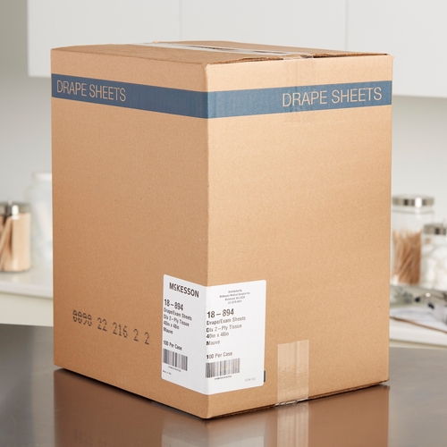 MON180607CS - McKesson - General Purpose Drape Physical Exam Drape 40 W X 48 L Inch NonSterile, 100/CS