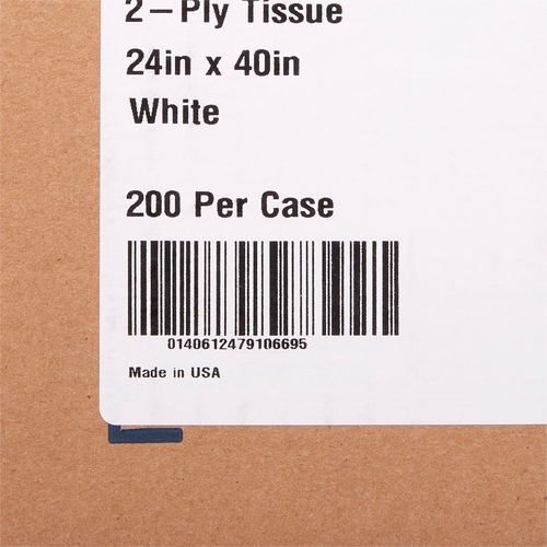 MON180616CS - McKesson - General Purpose Drape Breast Drape 24 W X 40 L Inch NonSterile, 200/CS