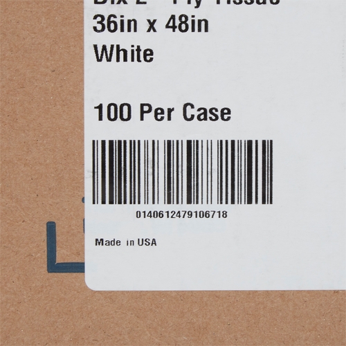 MON181029CS - McKesson - General Purpose Drape Physical Exam Drape 36 W X 48 L Inch NonSterile, 100/CS