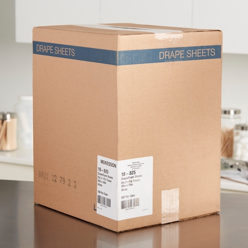 MON181029CS - McKesson - General Purpose Drape Physical Exam Drape 36 W X 48 L Inch NonSterile, 100/CS