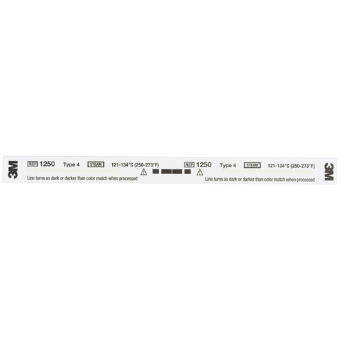 MON181680CS - 3M - 3M Comply Sterilization Chemical Indicator Strip Steam 8 Inch, 1920/CS