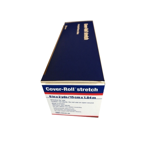 MON184340EA - BSN Medical - BSN Medical Dressing Retention Tape Cover-Roll Stretch Radio-transparent Nonwoven Polyester 6&quot; x 2 Yard White NonSterile, 1/EA