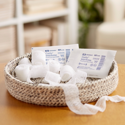 MON188585EA - Cardinal Health - Cardinal Health Elastic Bandage Conform Cotton / Polyester 1" x 75" Sterile